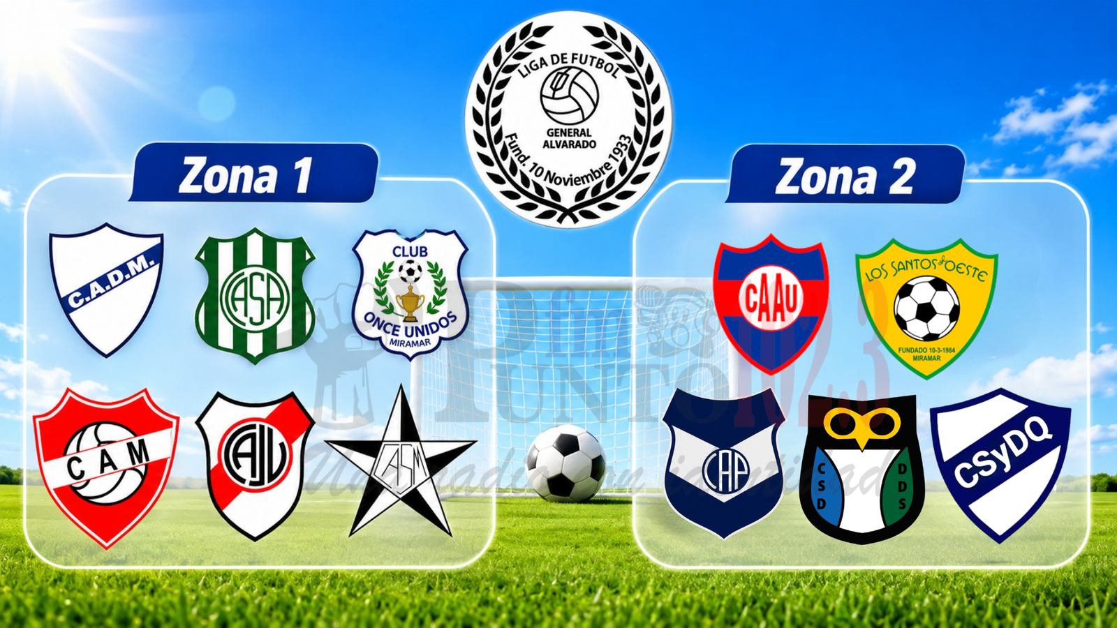 Resultados de la primera fecha de la fase de vuelta del fútbol de General Alvarado